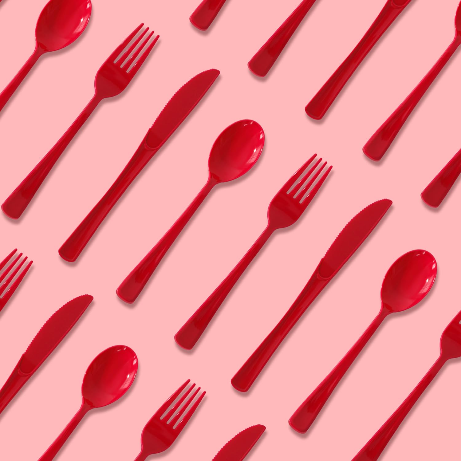 150 Pack Plastic Silverware,Disposable Cutlery Set Heavy Duty Utensil Sets 50 Forks 50 Knives 50 Spoons for Brithday, Wedding,Home School Party Picnics Restaurant Outdoor Events (Black)