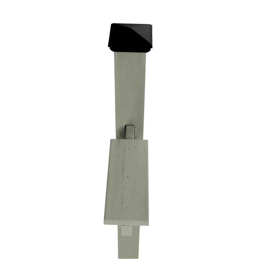 Highwood AD-MLBX1-BKE Hazelton Mailbox Post, Black