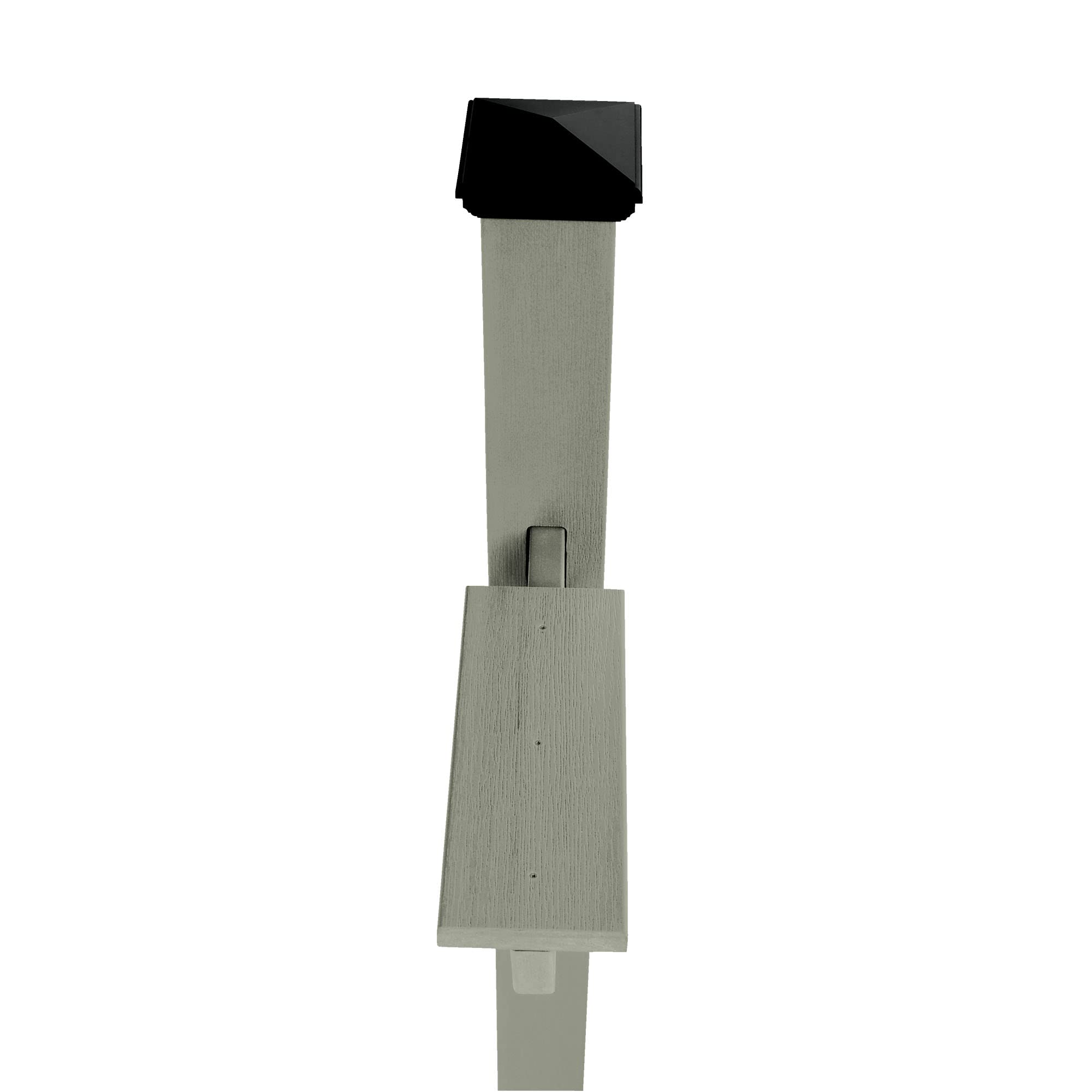 Highwood AD-MLBX1-BKE Hazelton Mailbox Post, Black