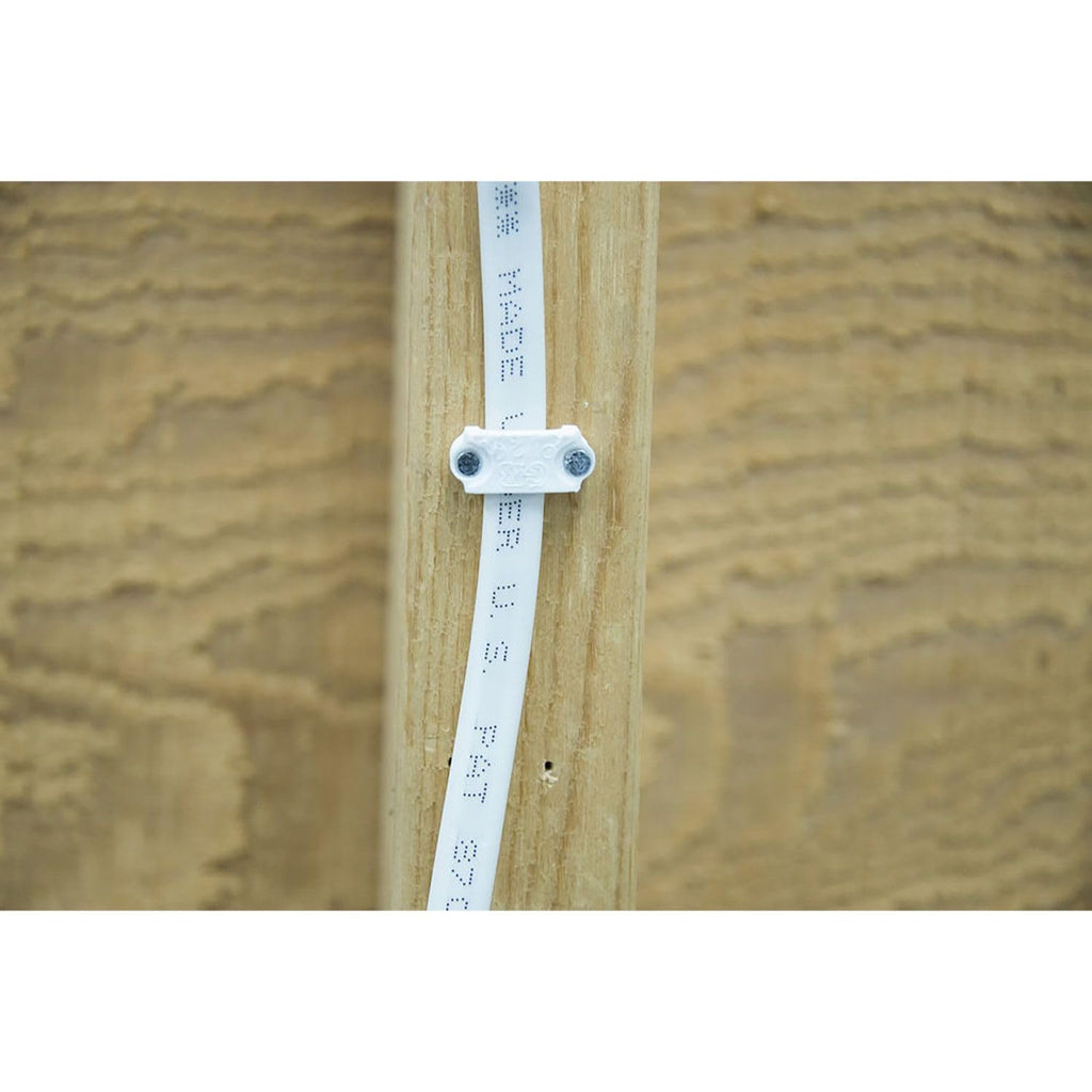 Gardner Bender PS-150Z Plastic Staple, ½ Inch., Secures Romex, UF & (NM) Non-Metalic Cable, Polyethylene - UV Resistant, Splinter Free, Application: 14/2, 12/2, 10/2 (NM) Non-Metalic Cable, 100 Pk., White