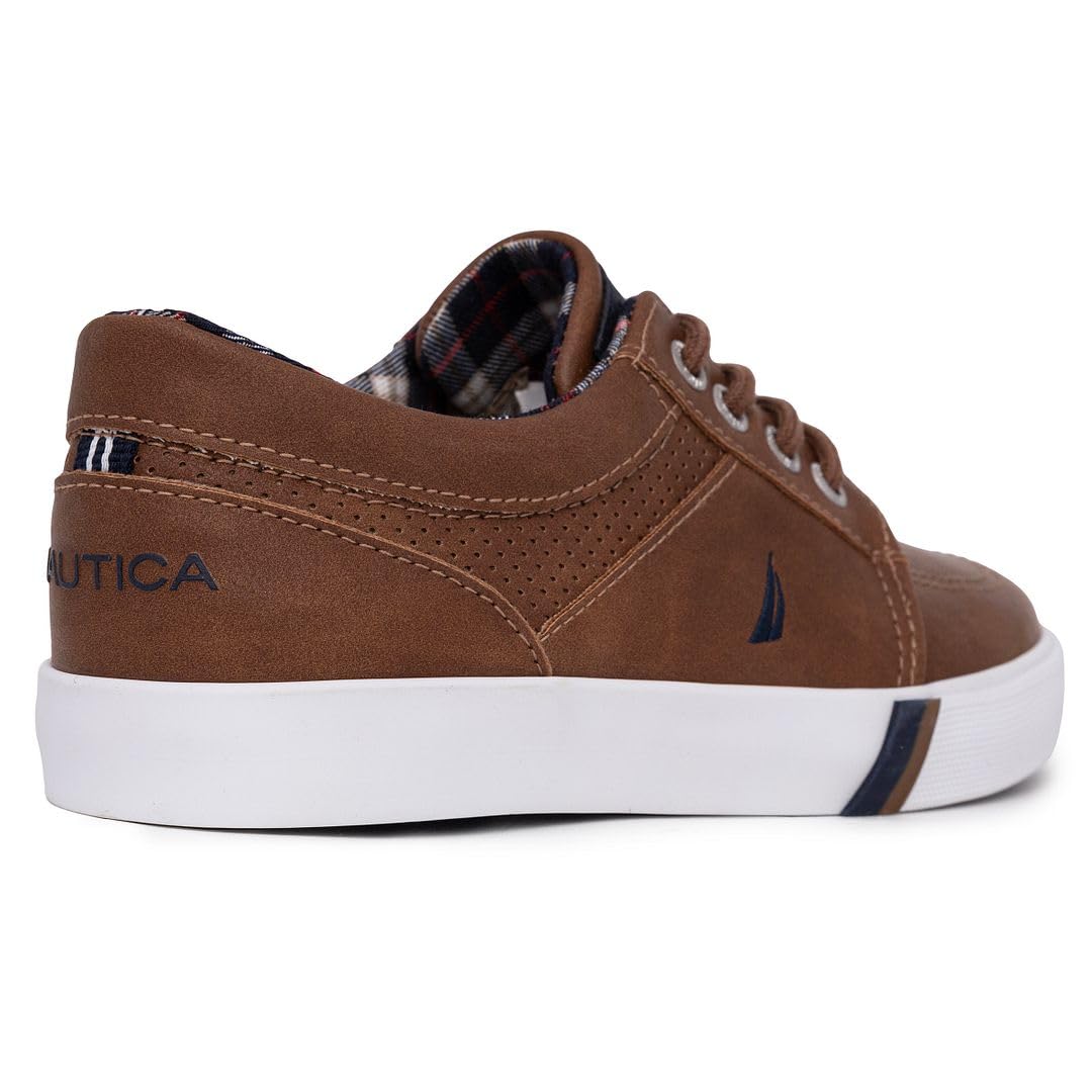 Nautica Kids Boys Lace-Up Fashion Sneakers Low-Top Dress Shoes for Youth - (Big Kid/Little Kid)