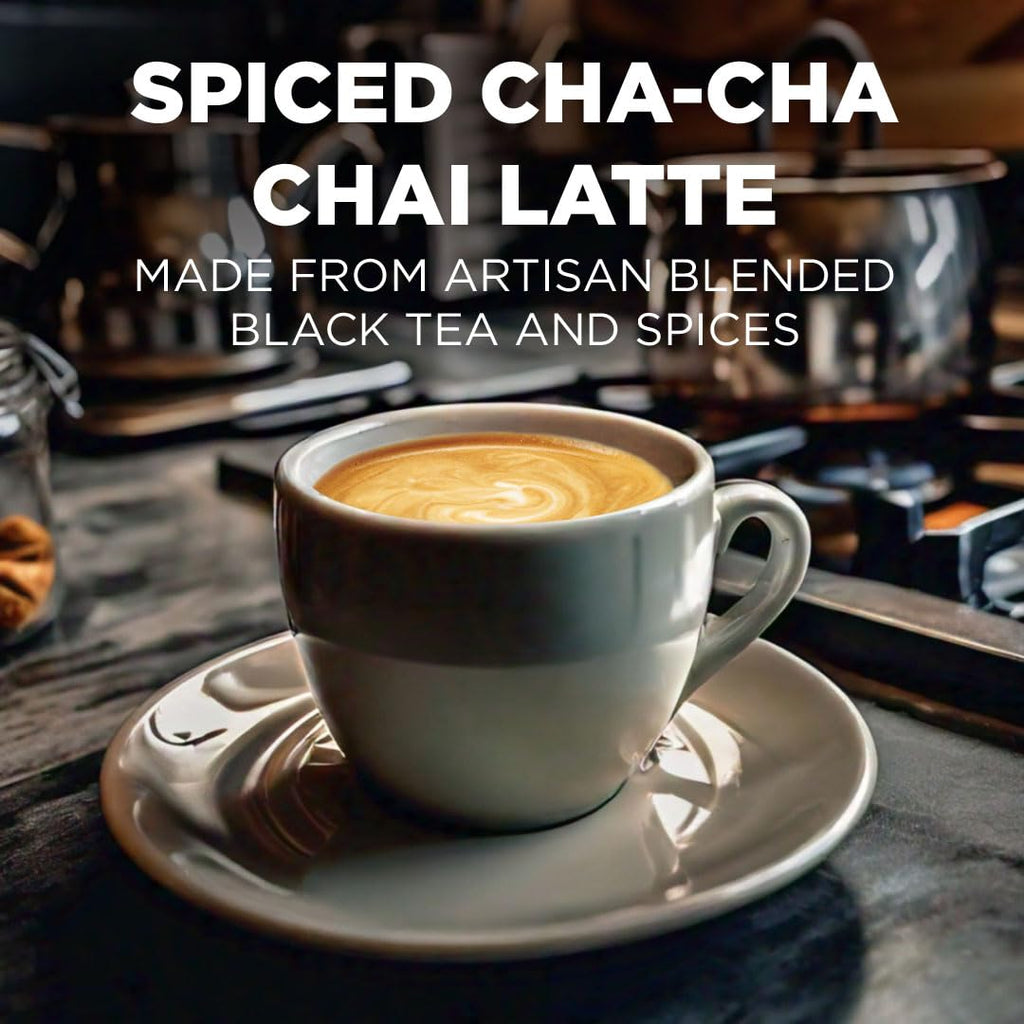 Maud's Chai Tea Latte Pods, 18 ct, Single Serve Tea Pods - 100% Gourmet Blended Tea Leaves, Compatible with Keurig K Cups Maker