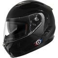 FreedConn BM2-S Bluetooth Motorcycle Helmet, Flip-Up Modular Motorbike Helmet, 500M Connectivity for 2-3 Riders, Voice Dial, Hands-Free Call, MP3, FM, DOT Certified (Medium, Gloss Black)