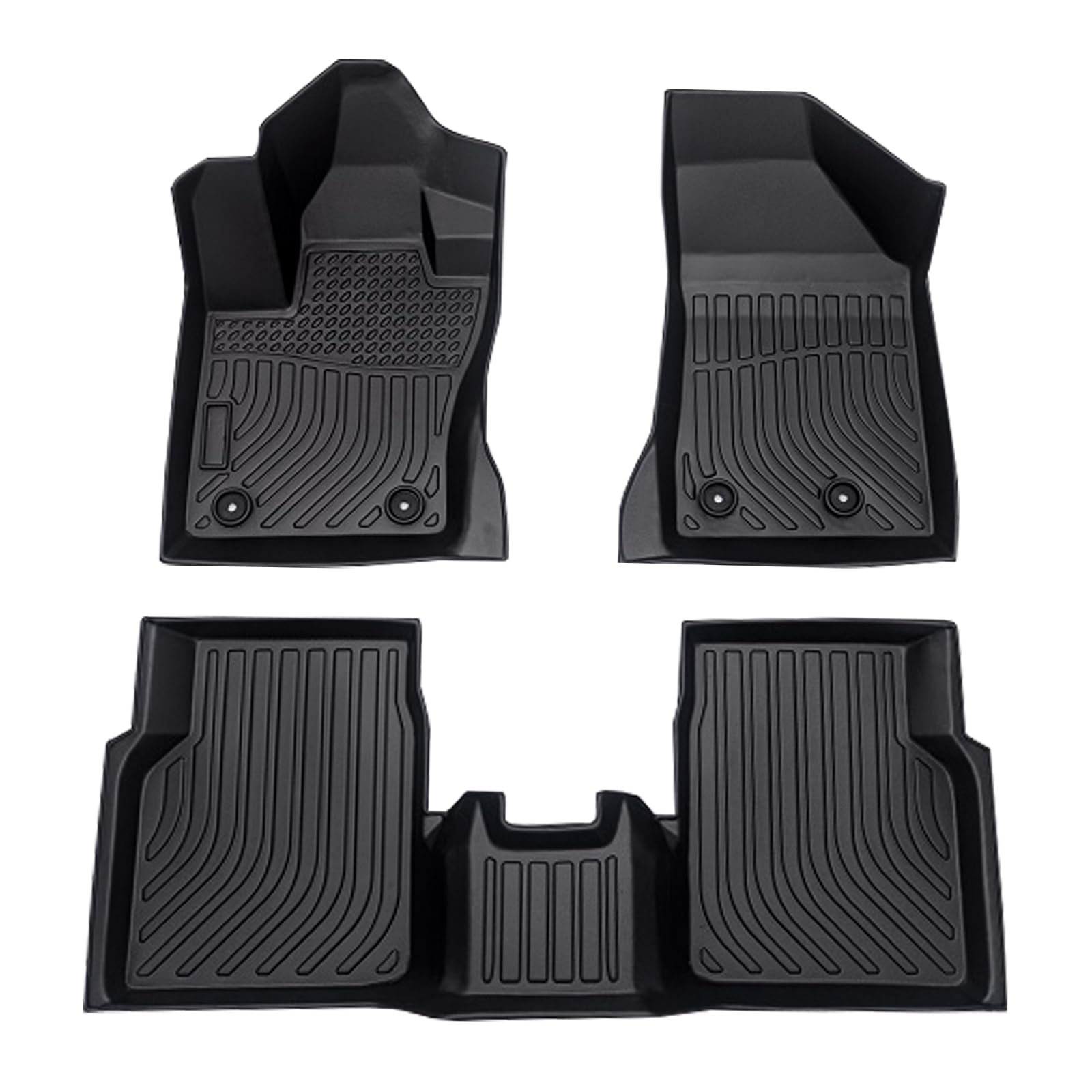 Cartist Floor Mats Compatible with Kia EV6 2022 2023 2024 2025 2026 Accessories All Weather Floor Liner Front & Rear 2 Rows Car Carpet Protection TPE Odorless