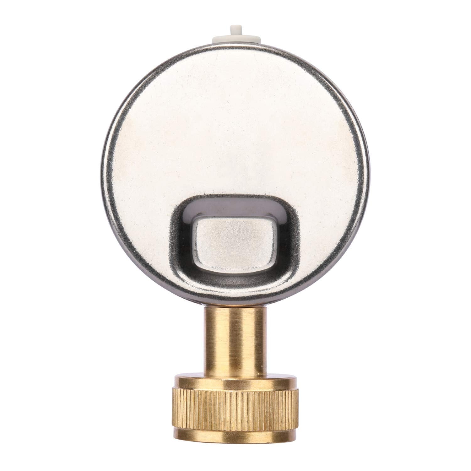 MEASUREMAN 2" Water Pressure Test Gauge, 3/4" Female Hose Thread, 0-200 psi/kpa with Maximum Pressure Memory (Pack of 2)