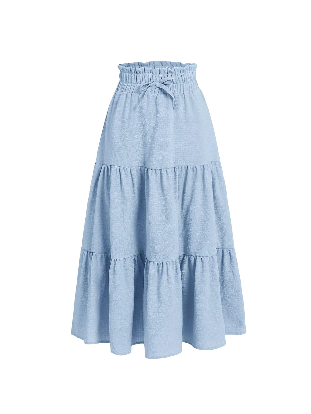 Floerns Girls Boho Floral Print High Waist Flare Hem Summer Long Skirt