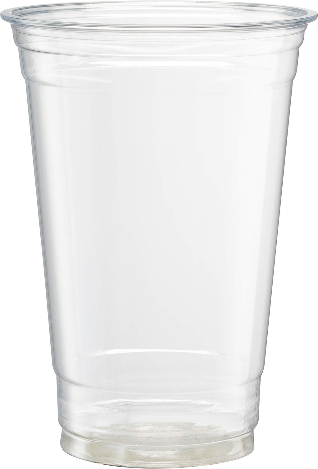 Crystal Clear PET Cups for Iced Coffee,Milkshake, Cold Drinks, Slush, Smoothy's, Slurpee, Ice cream, Dessert, Party's, Plastic Disposable Cups (50, 12 oz)