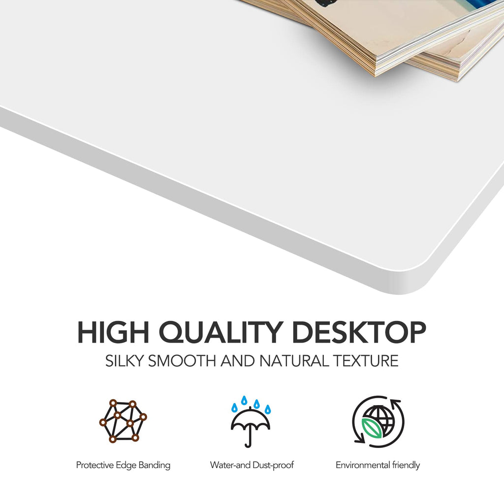 SANODESK Whole-Piece Particle Board Table Top for Standing Desk Home Office Desk DIY, 40x24x1 Inch Black Desk Top