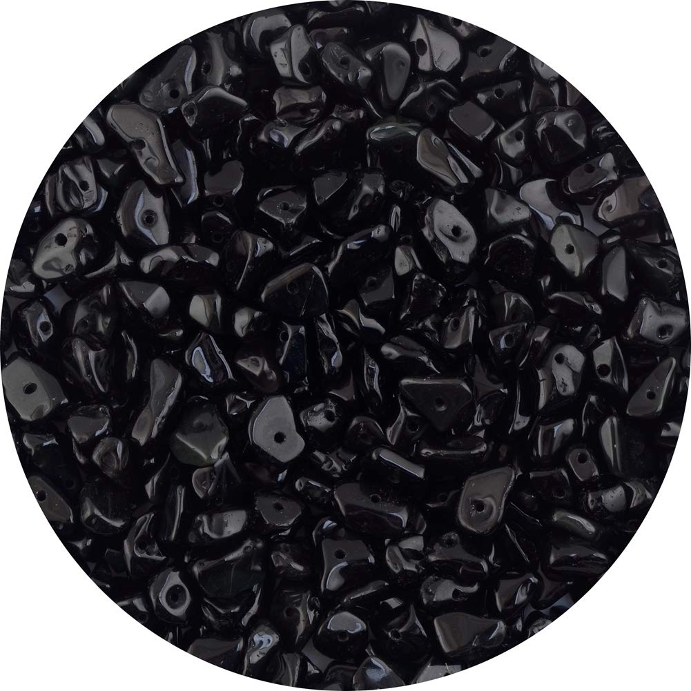 Chip Stone Beads Turquoise 5-8mm About 400 Pieces Irregular Gemstones Healing Crystal Loose Rocks Bead Hole Drilled DIY for Bracelet Jewelry Making Crafting (5-8mm, Turquoise)
