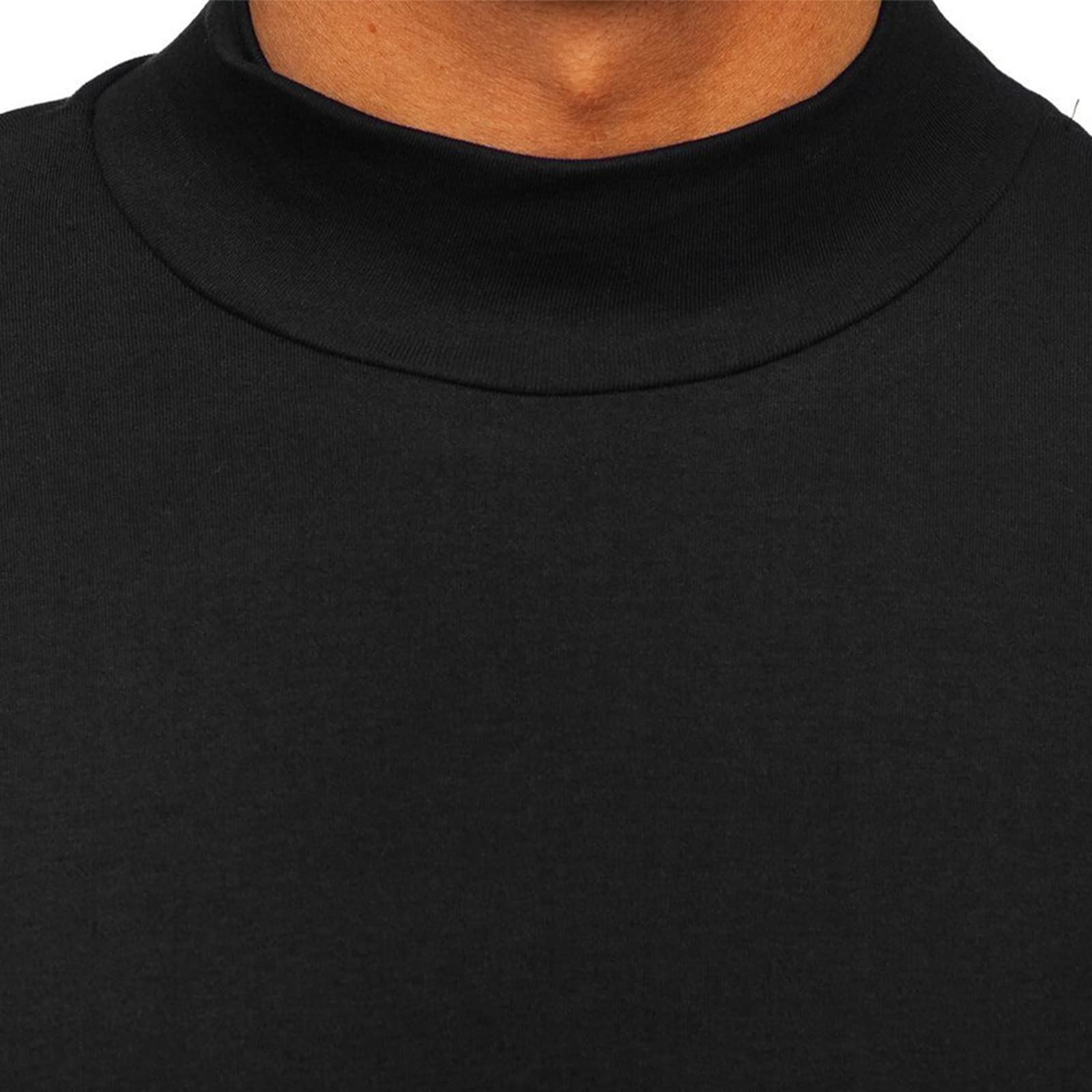 Rela Bota Mens Half Turtleneck Long Sleeve Pullover Basic Designed Undershirt Stretch Slim Fit Sweaters