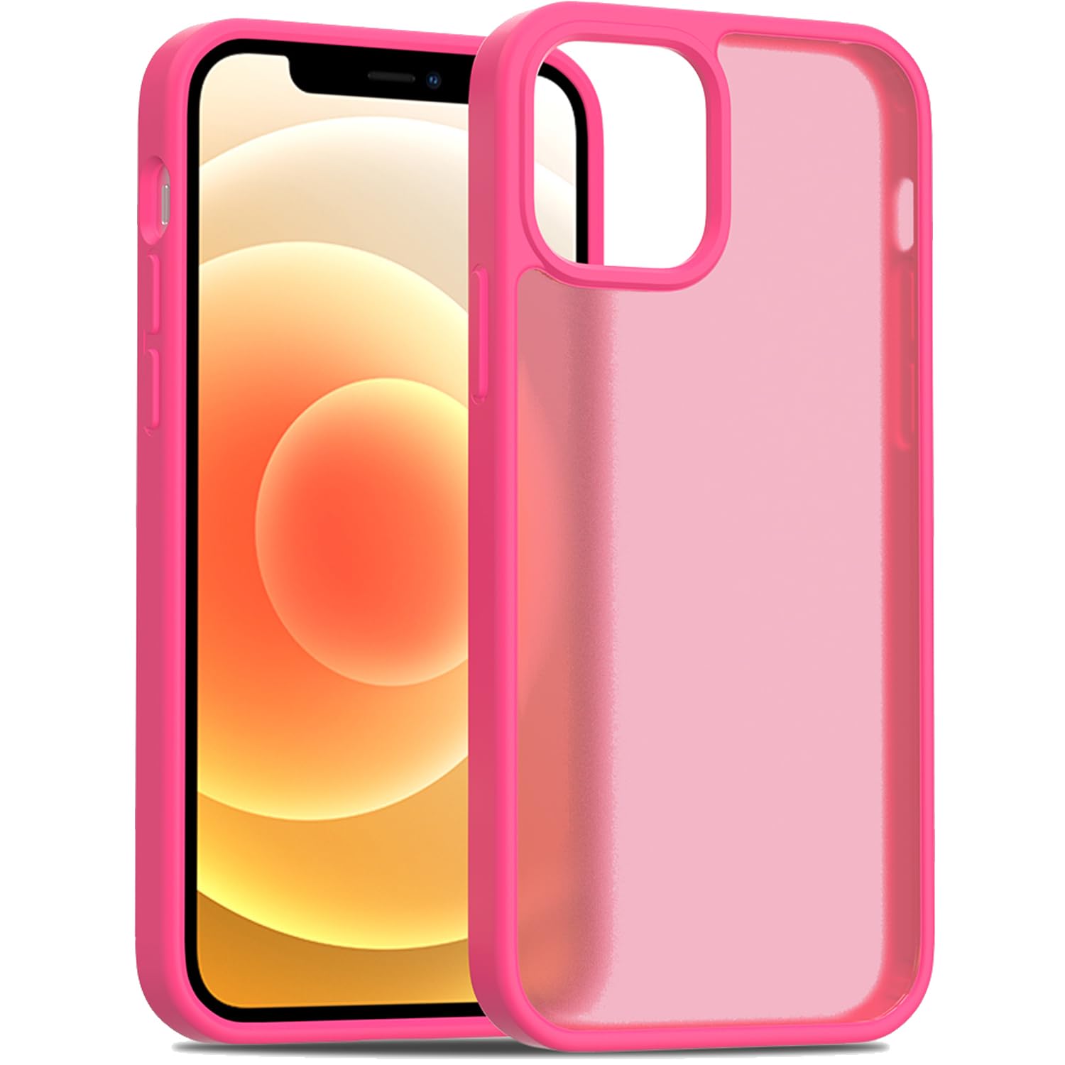 TENOC Phone Case Compatible with iPhone 11, Black Case Anti-Fingerprint Protective Bumper Matte Cover for 6.1 Inch