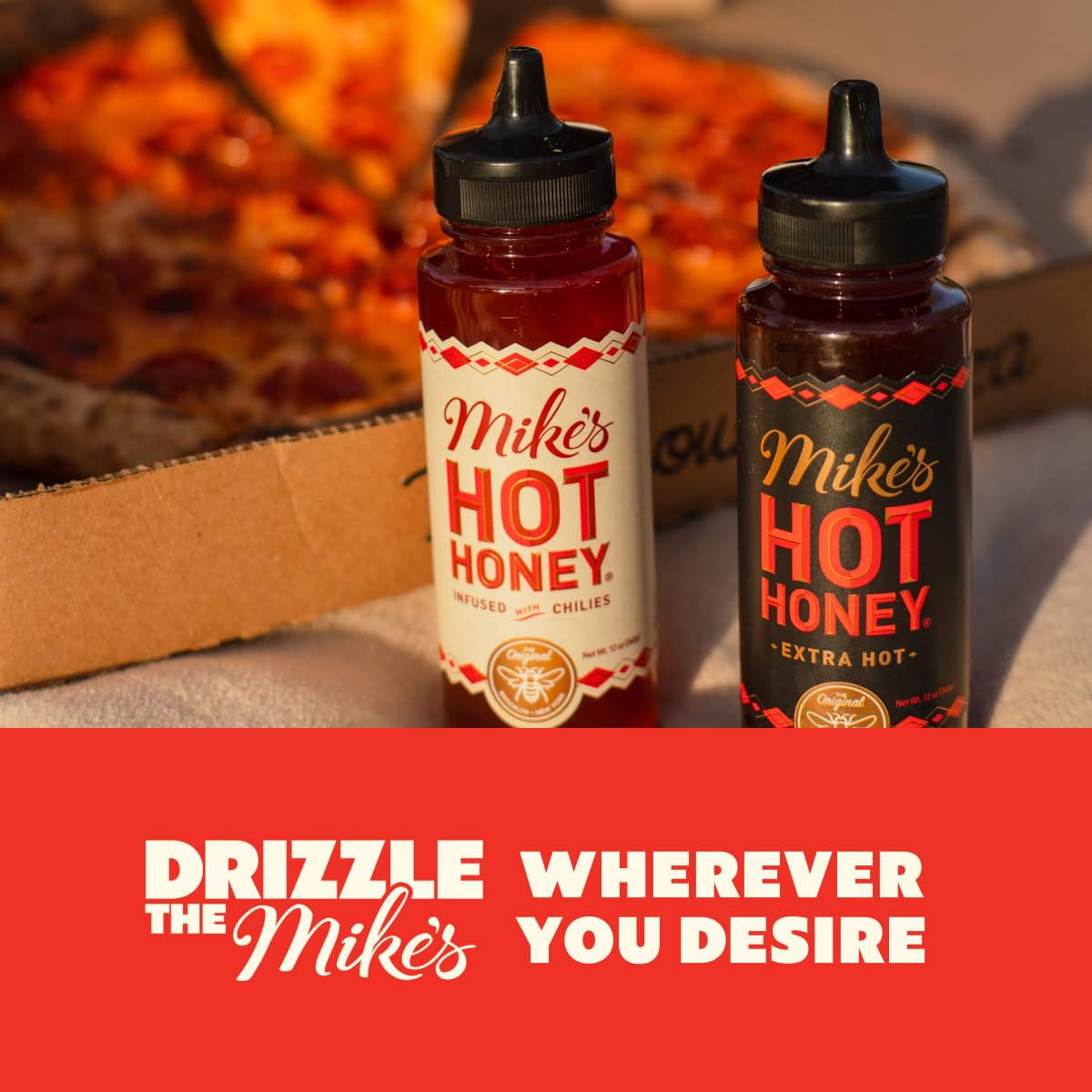 Mike's Hot Honey, Extra Hot, America's #1 Brand of Hot Honey, Spicy Honey Infused with Chili Peppers, Sweet Heat, Perfect for Hot Sauce Lovers (10oz Bottle, 1 Pack)