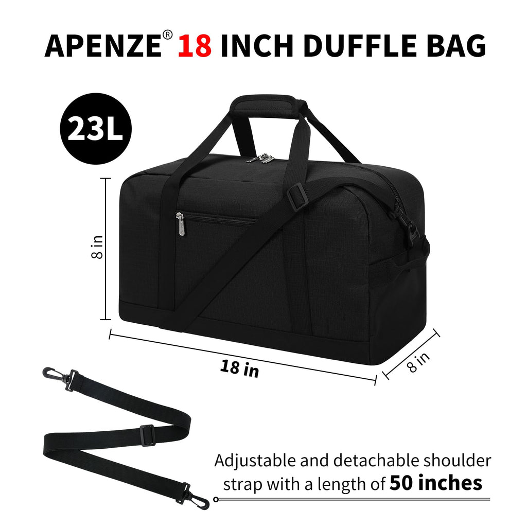 Apenze Small Gym Bag Carry On Bag - 12 in Mini Duffle Bag Lightweight for Overnight Travel(Camouflage)