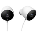 Google, NC2400ES, Nest Cam Outdoor, Security Camera, White, 2 (NEST-0157)