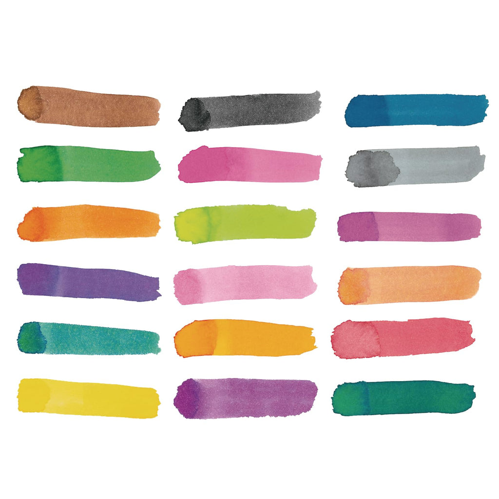 Colorations Paraben-Free Glitter Liquid Watercolor Paint, Set of 8 Vibrant Colors, 8 fl oz, Non-Toxic and Made in The USA