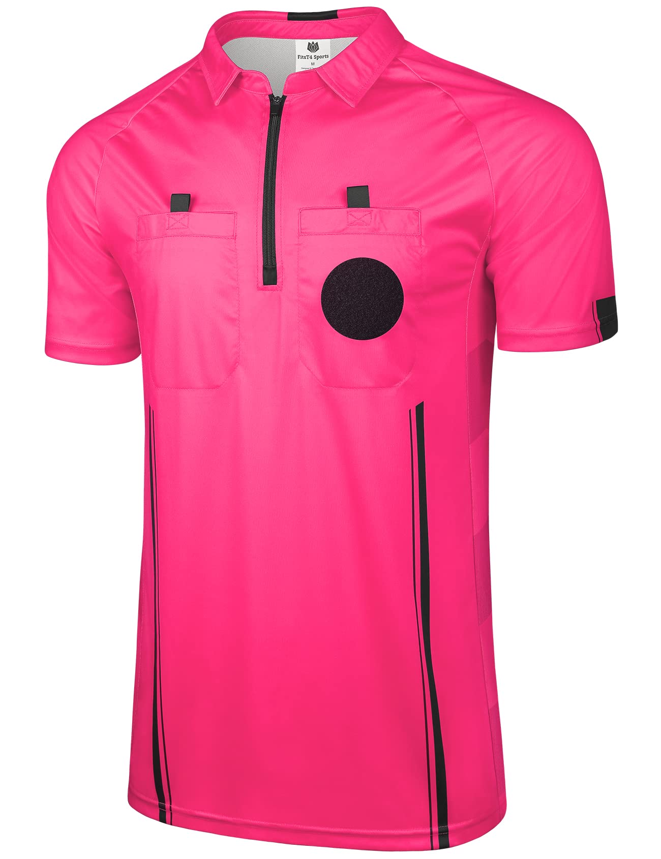 FitsT4 Sports Pro Soccer Referee Jersey Short Sleeve Ref Shirts