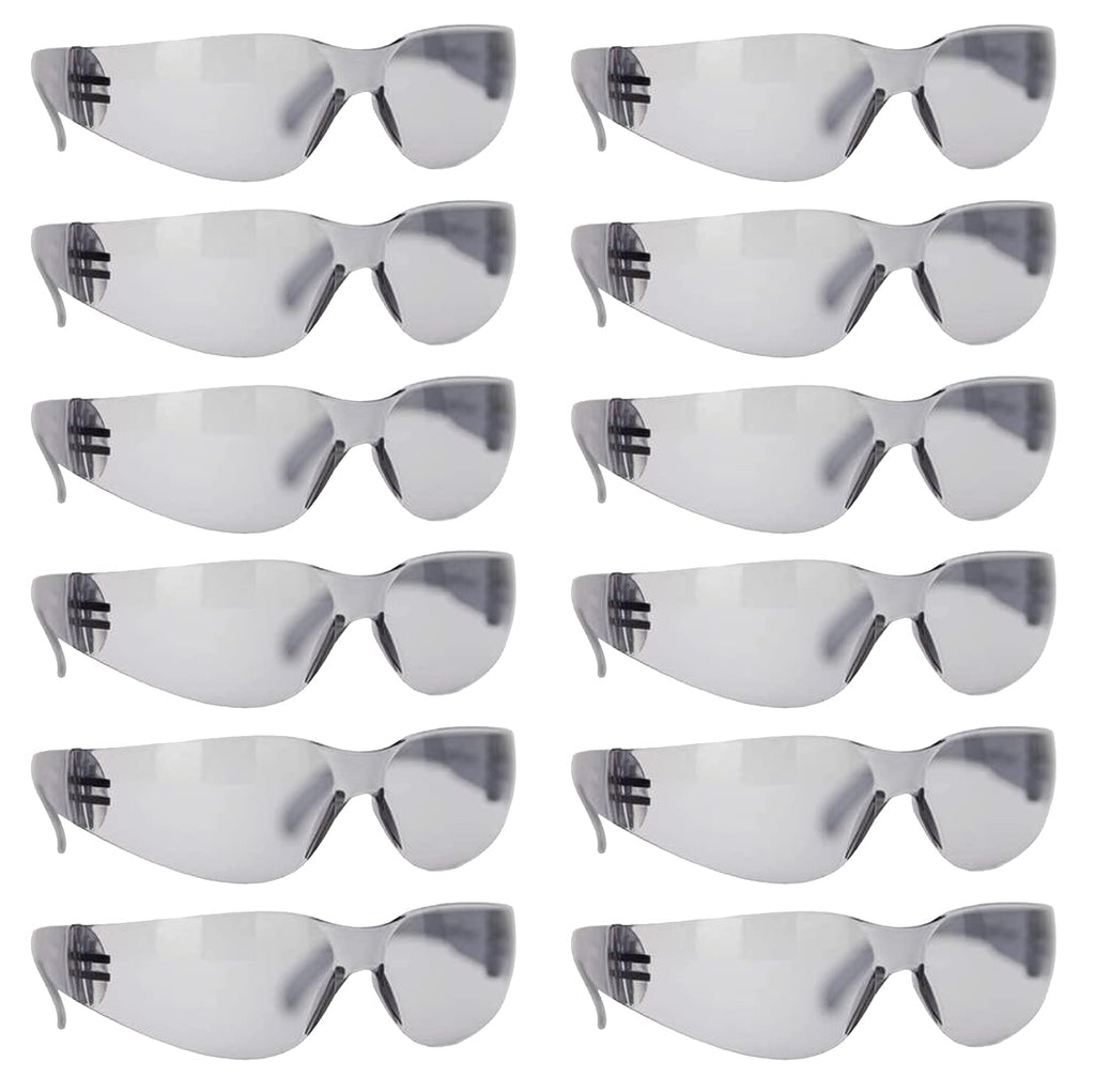 BISON LIFE Clear Safety Glasses – ANSI Z87.1 Certified Scratch & Impact Resistant Eye Protection Goggles for Men & Women