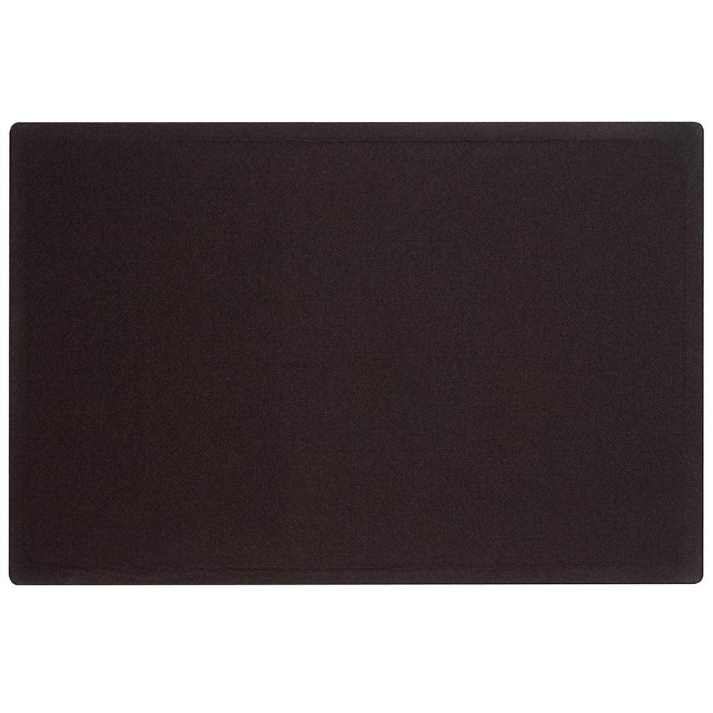 Quartet Bulletin Board 48"W x 36"H Fabric Cork Board Alternative for Office School or Home Décor, Black (7684BK)