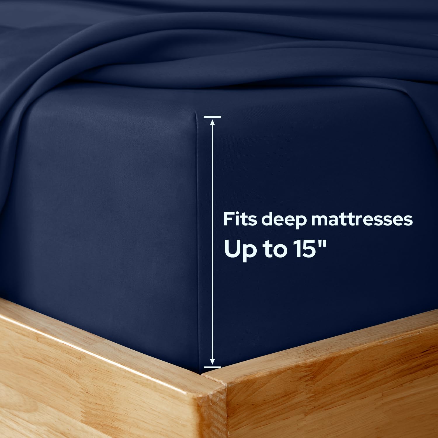 HOMEIDEAS Full Size Bed Sheets - 6 Piece Set (Aqua Blue) - Extra Soft Brushed Microfiber 1800 Bedding Sheets, Deep Pocket, Wrinkle & Fade Free