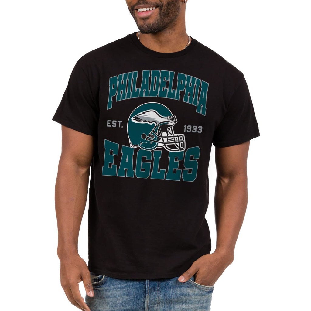 Junk Food Clothing x NFL - Team Helmet - Short Sleeve Fan Shirt for Men and Women - Officially Licensed NFL Apparel