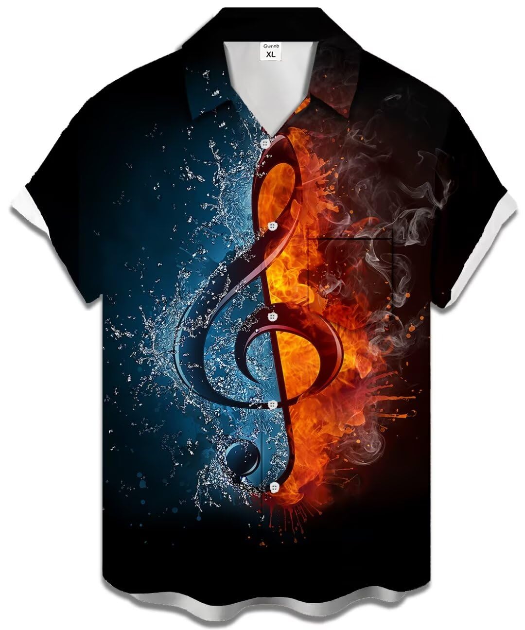 Bowling Shirts for Men Print Short Sleeve Regular Fit Hawaiian Casual Button Down Beach Shirts