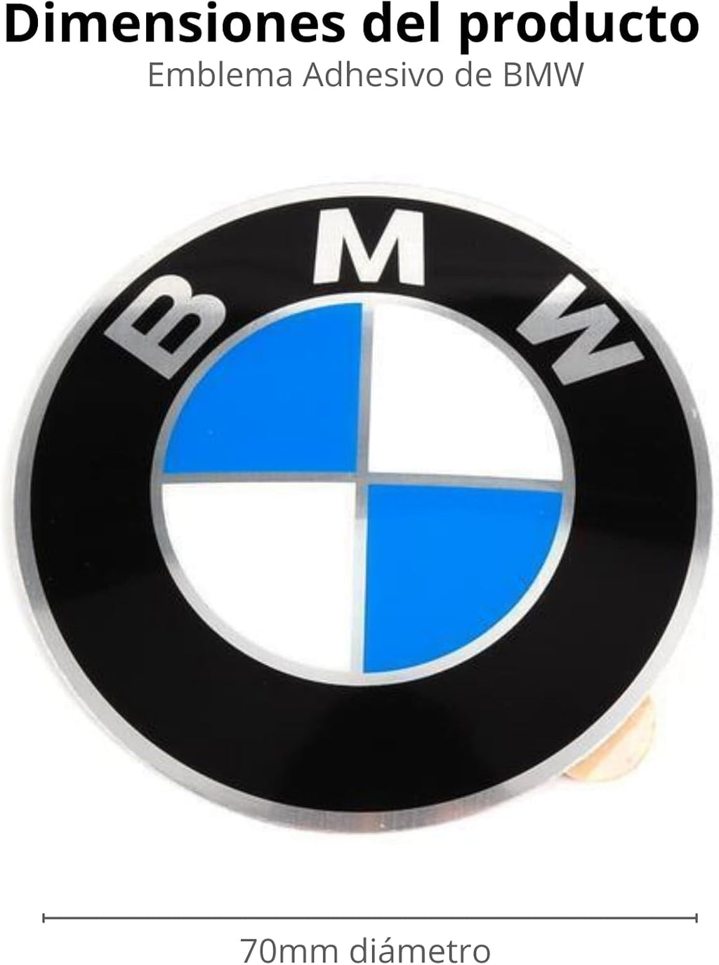 BMW 36-13-6-758-569 Insignia Stamped with Ad
