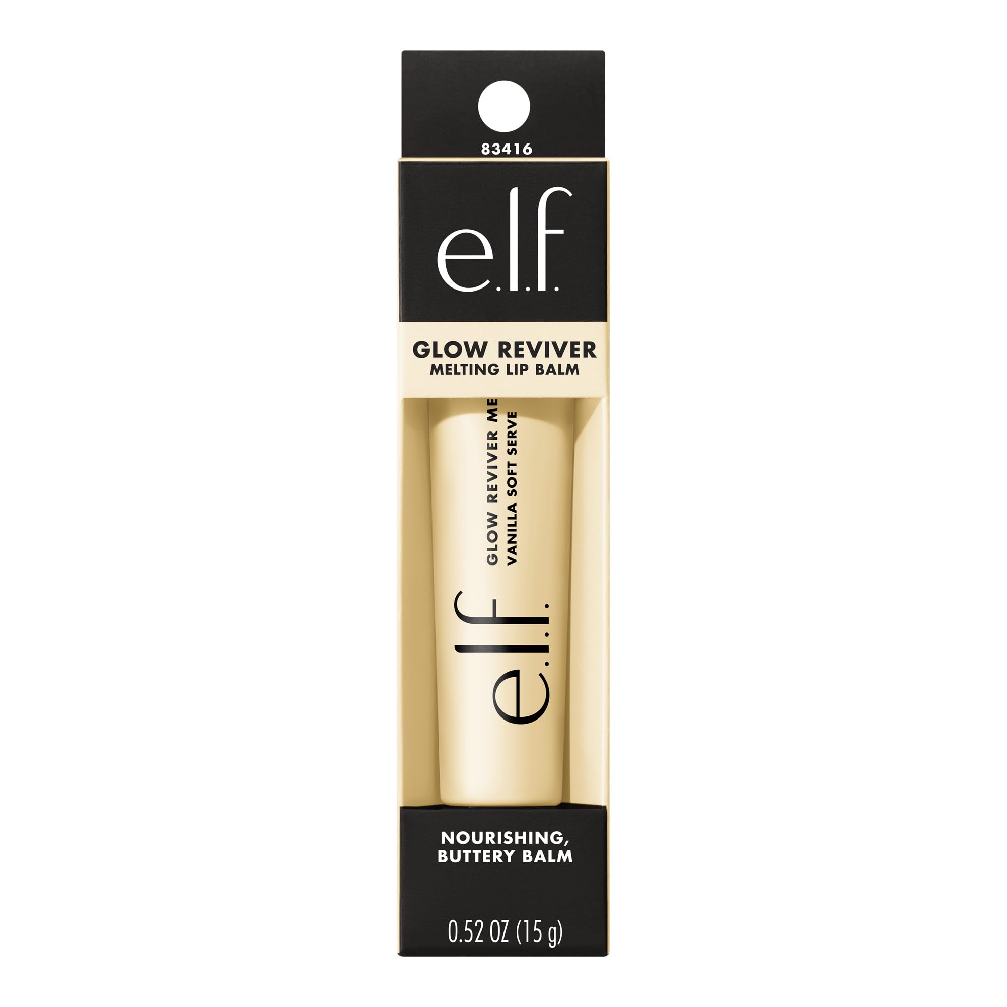 e.l.f. Glow Reviver Melting Lip Balm, Hydrating Tinted Lip Balm For A Glossy Finish & Soft, Supple Lips, Vegan & Cruelty-Free, Blackberry Sorbet