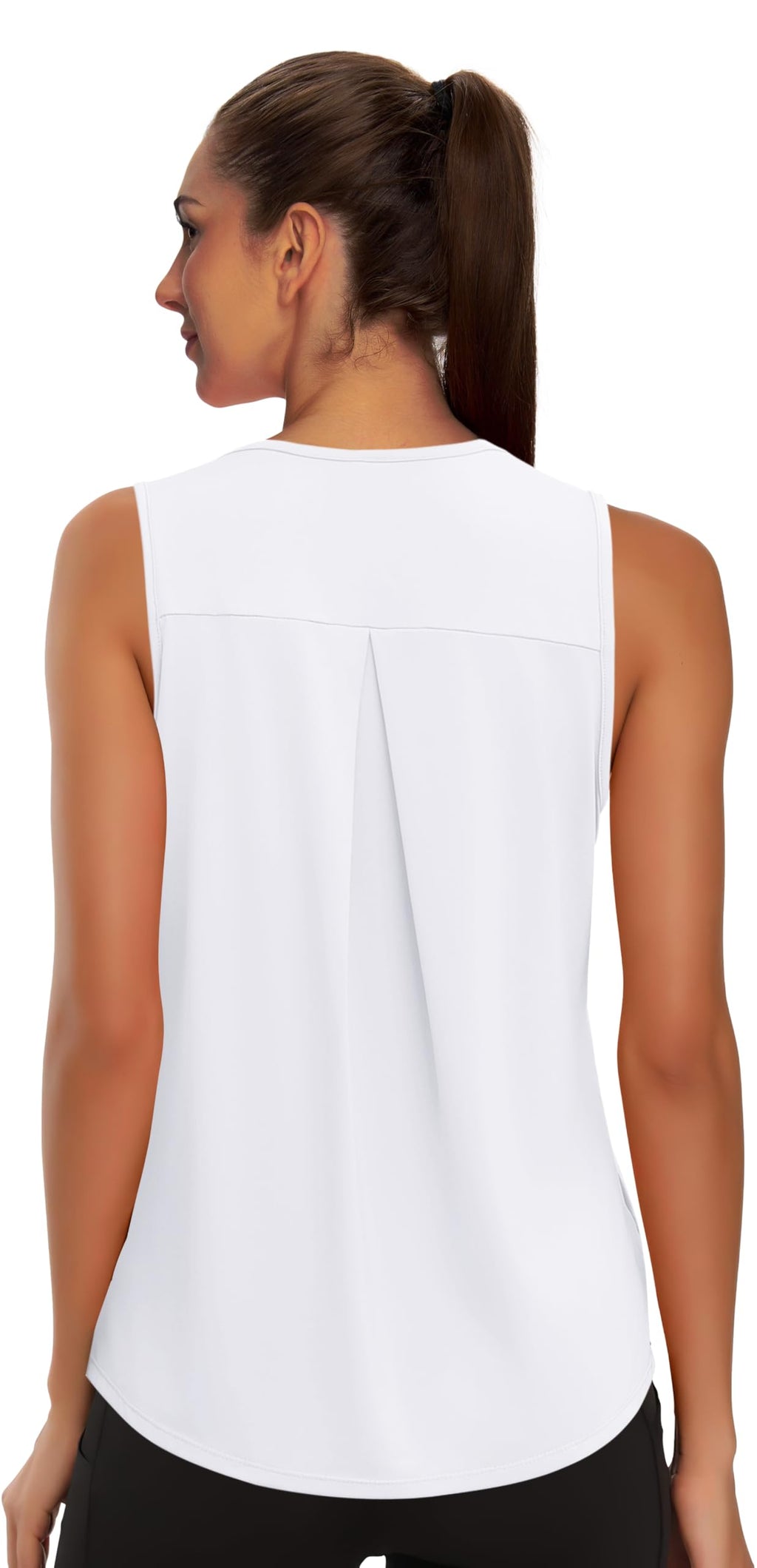 WIHOLL Workout Tops for Women Summer Athletic Tank Tops Sleeveless Shirts Beach Lightweight Gym Clothes