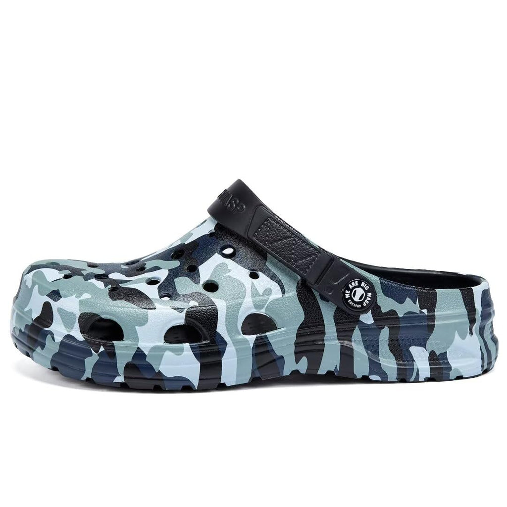 Kids Boys&Girls Black Camouflage Clogs Children's Beach Shoes Classic Marbled Tie Dye Clog Little Kid