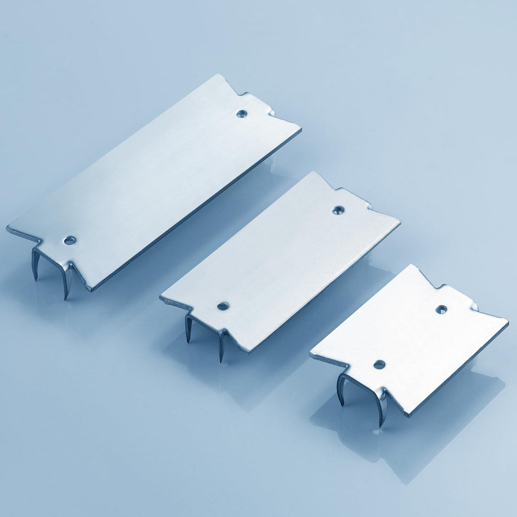 Wensilon(30 pcs) Stainless Steel 304 1.5X2 Inch 16-Gauge Anti-Nail Protection Plate Shield, Nail Plate for Wood Studs, Steel Cable Wire Protector Plate with Sharp Pointed Prongs