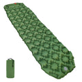Amazon Basics Camping Sleeping Pad with Quick-Inflate Built-in Foot Pump, Water Resistant, Ultralight, Portable for Hiking and Backpacking, Olive Green