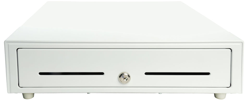 Star Micronics CD3-1616 5 Bill / 8 Coin Value Series Cash Drawer with 2 Media Slots and Included Cable (16" x 16") - Black