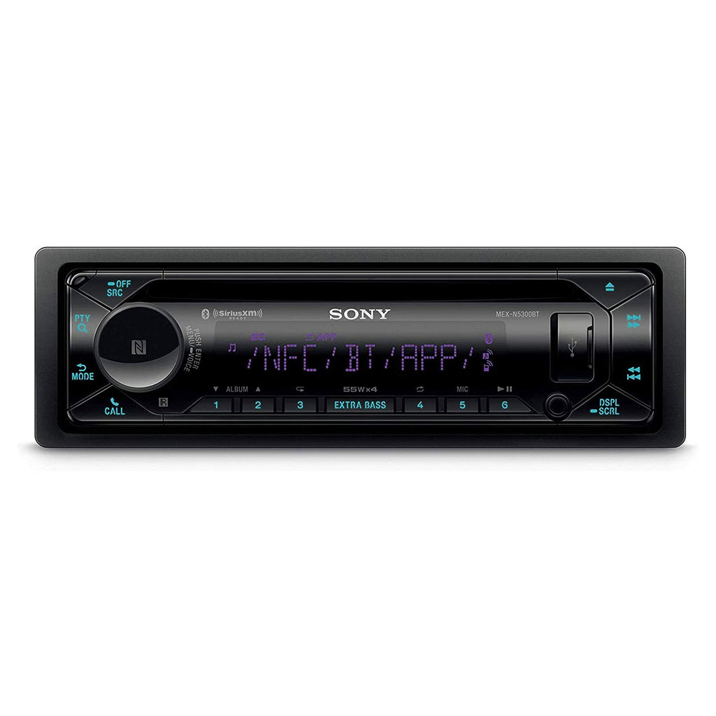 Sony MEX-N5300BT Car Stereo Single Din Radio with Bluetooth, CD Player, USB/AUX