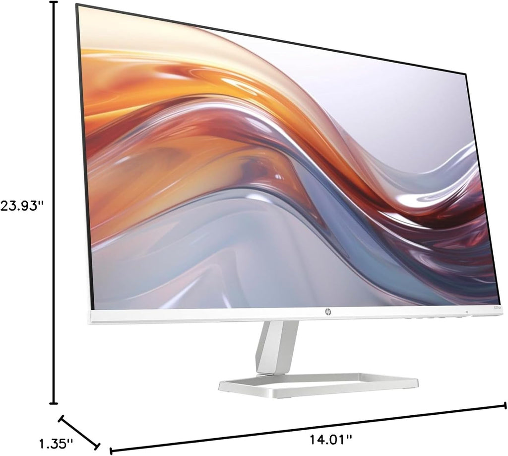 HP Series 5 27" 100Hz Monitor 527sa with Speakers 27" 100Hz IPS FHD 99% sRGB 300 Nits Display, Adjustment Tilt, Flicker-Free, Anti-Glare, w/DKZ USB Hub