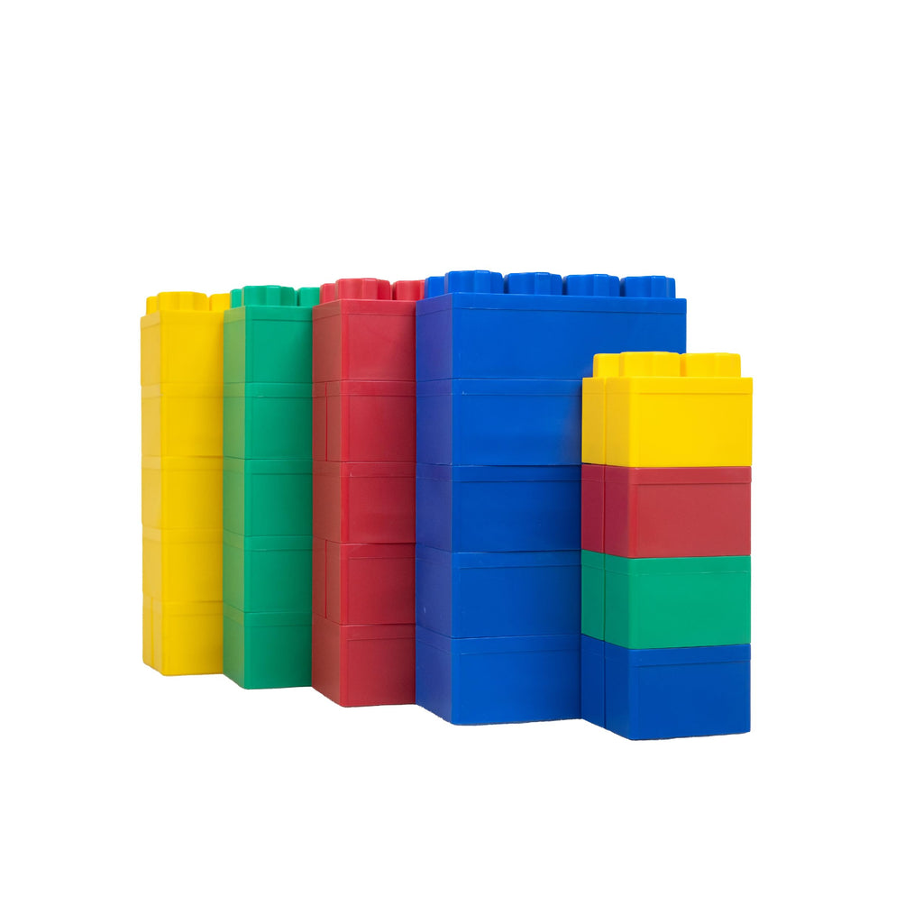 BiggoBlocks Large Building Blocks for Kids Ages 3-8 – 288 Piece Mega Set – Indoor & Outdoor STEM Toy for Boys & Girls