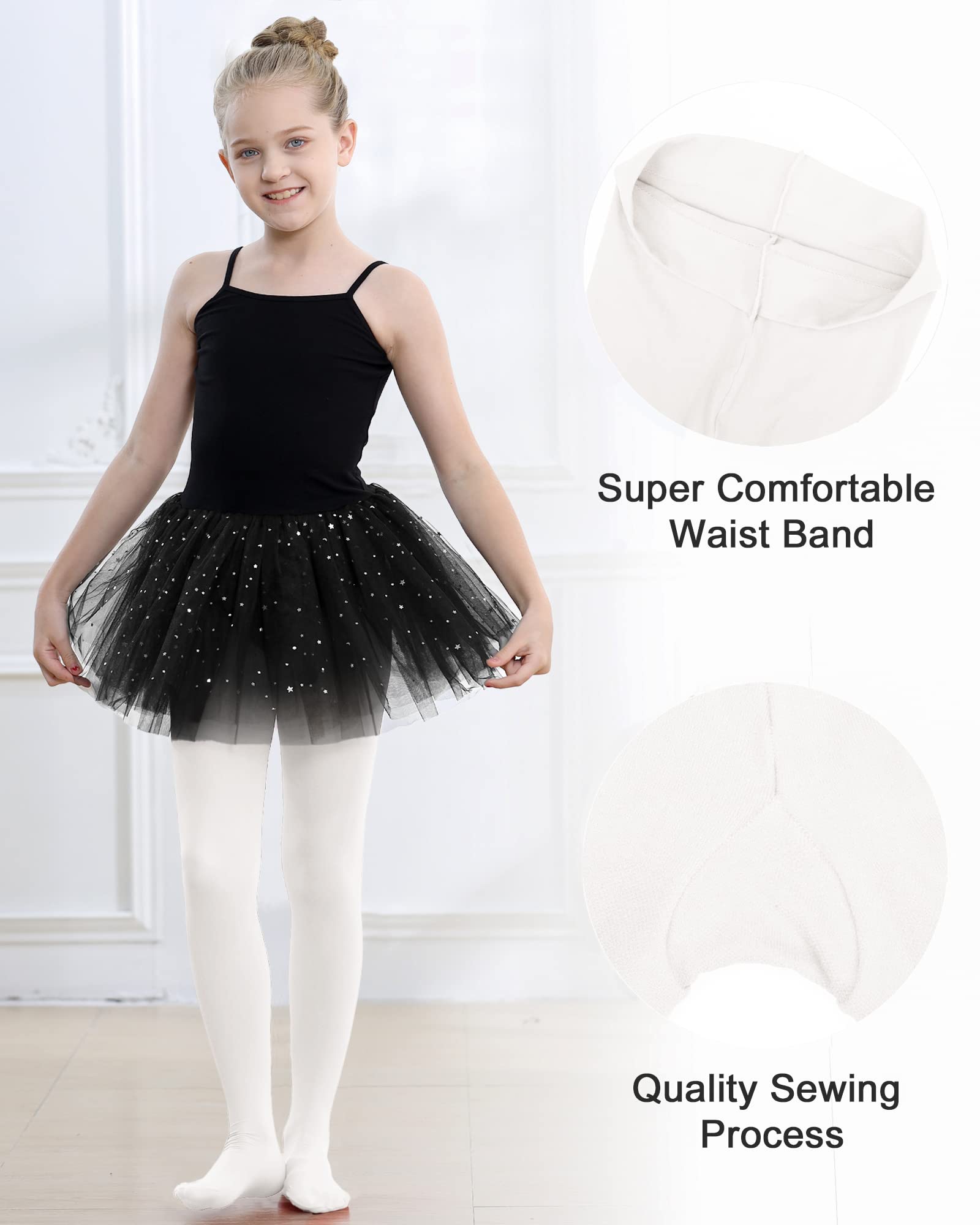 Stelle Girls Ballet Dance Students School Footed Tight (Toddler/Little Kid/Big Kid)