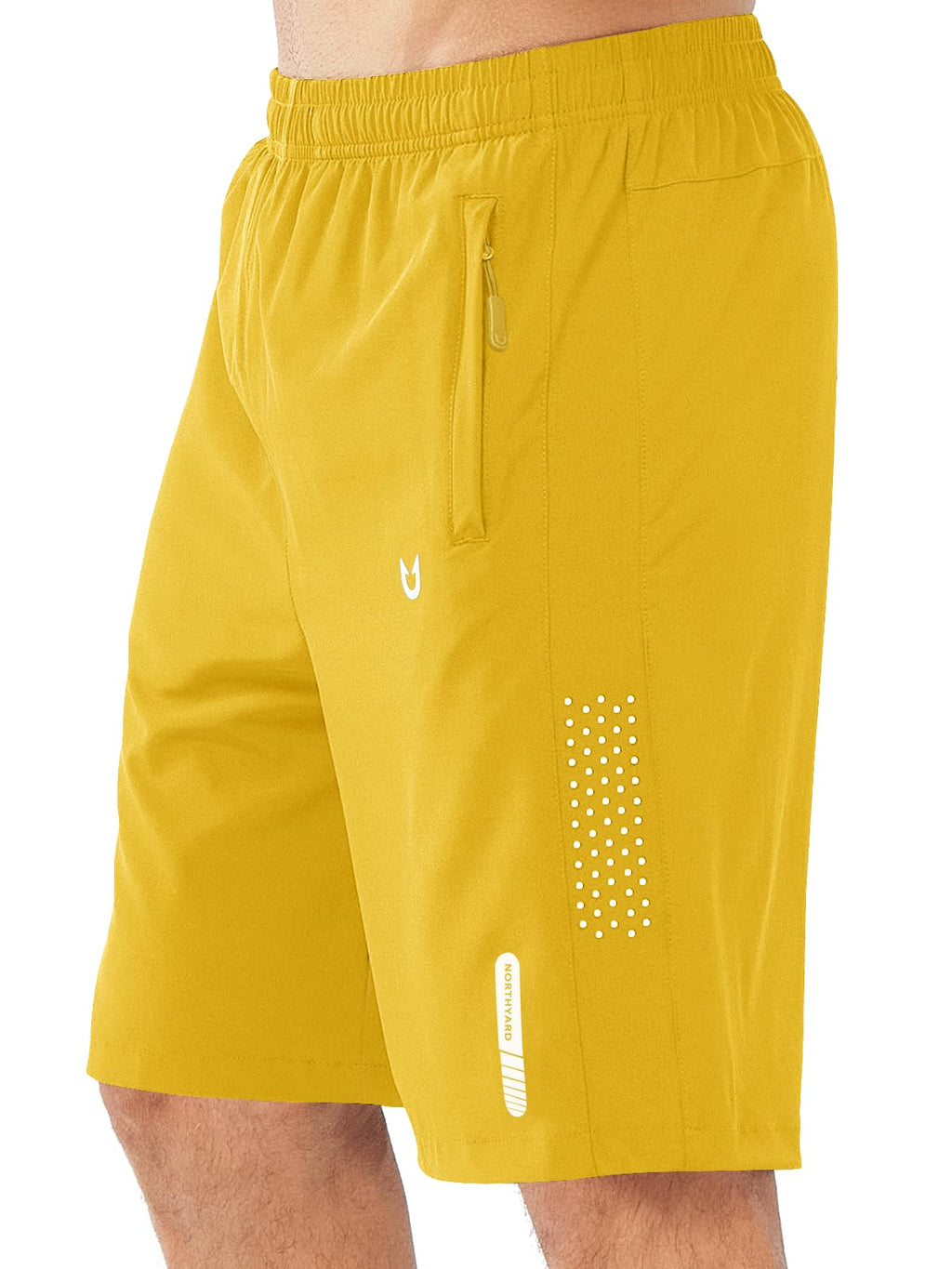 NORTHYARD Men's Athletic Running Shorts Gym Workout 7"/9"/5" Quick Dry Lightweight Sports Basketball Tennis 3 Zipper Pockets