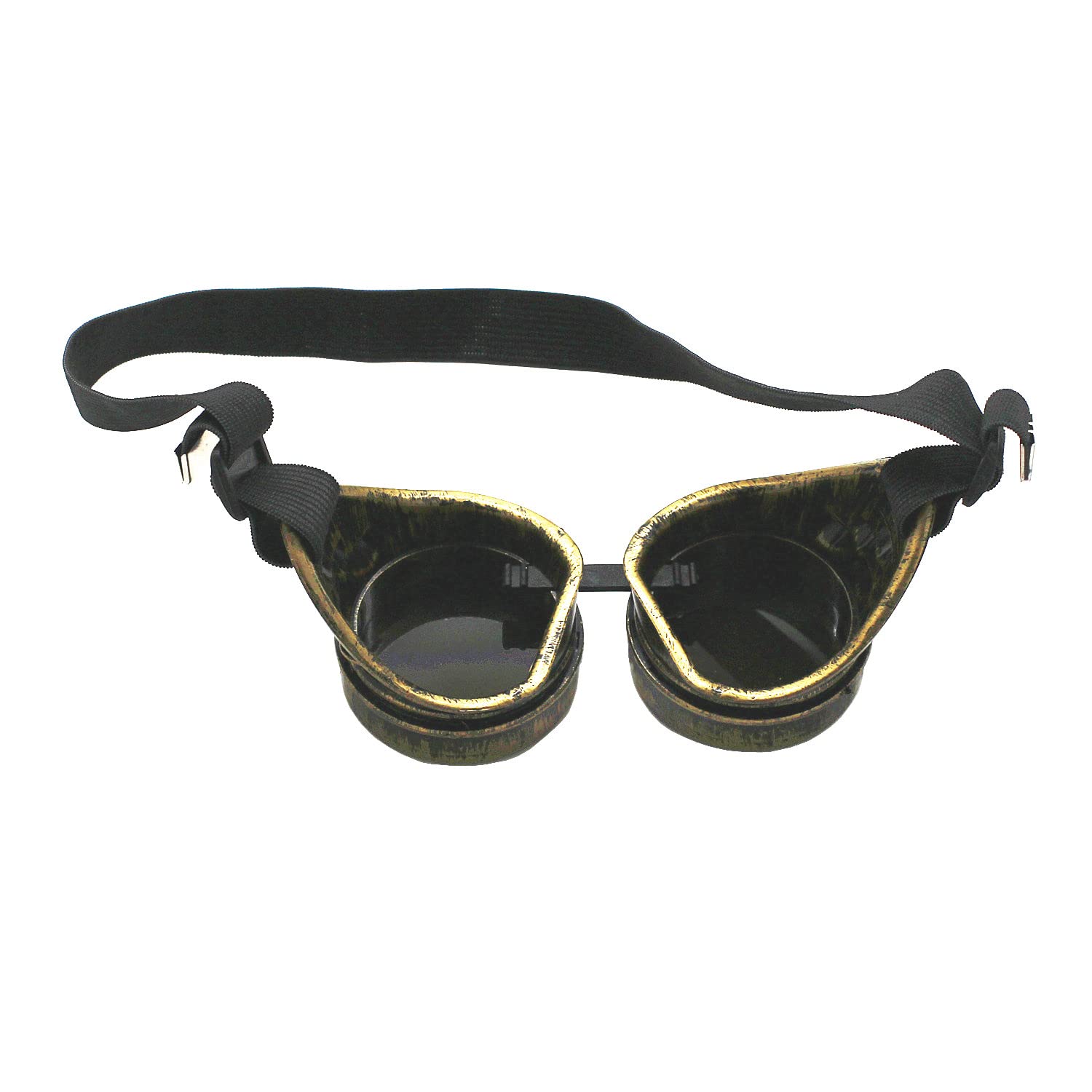 WEICHUAN Vintage Steampunk Goggles Mad Scientist Goggles Cosplay Punk Glasses for Adult, Women, Men Halloween Costume