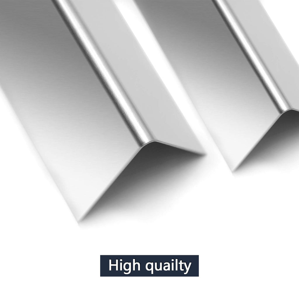 Hongso 21.5 Inch Flavorizer Bars 7535 for Weber Genesis Silver A, Spirit 200 Series E210 S210 (with Side Mounted Control), Spirit 500 Gas Grill Models, Heat Plate Replacement 7534 65902 8217, 5-PC