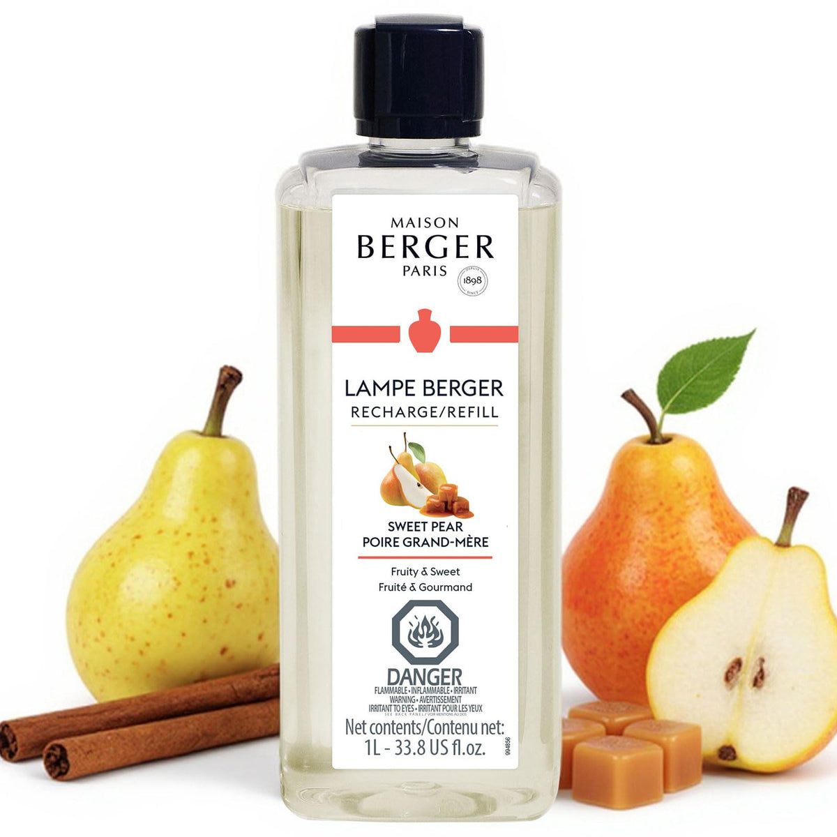 MAISON BERGER Lampe Berger Refill, 1 L, Agaves Garden | Catalytic Lamp Fragrance Refill, Helps Neutralize Odors, ~160 h Fragrance Diffusion, Made in France