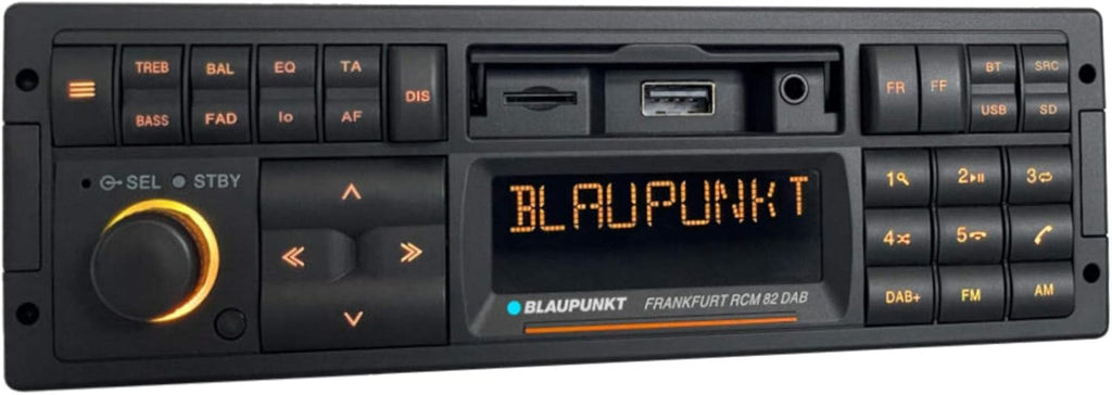 Blaupunkt Frankfurt RCM 82 DAB Legacy Car Stereo with Bluetooth - Retro Design with Modern Technology