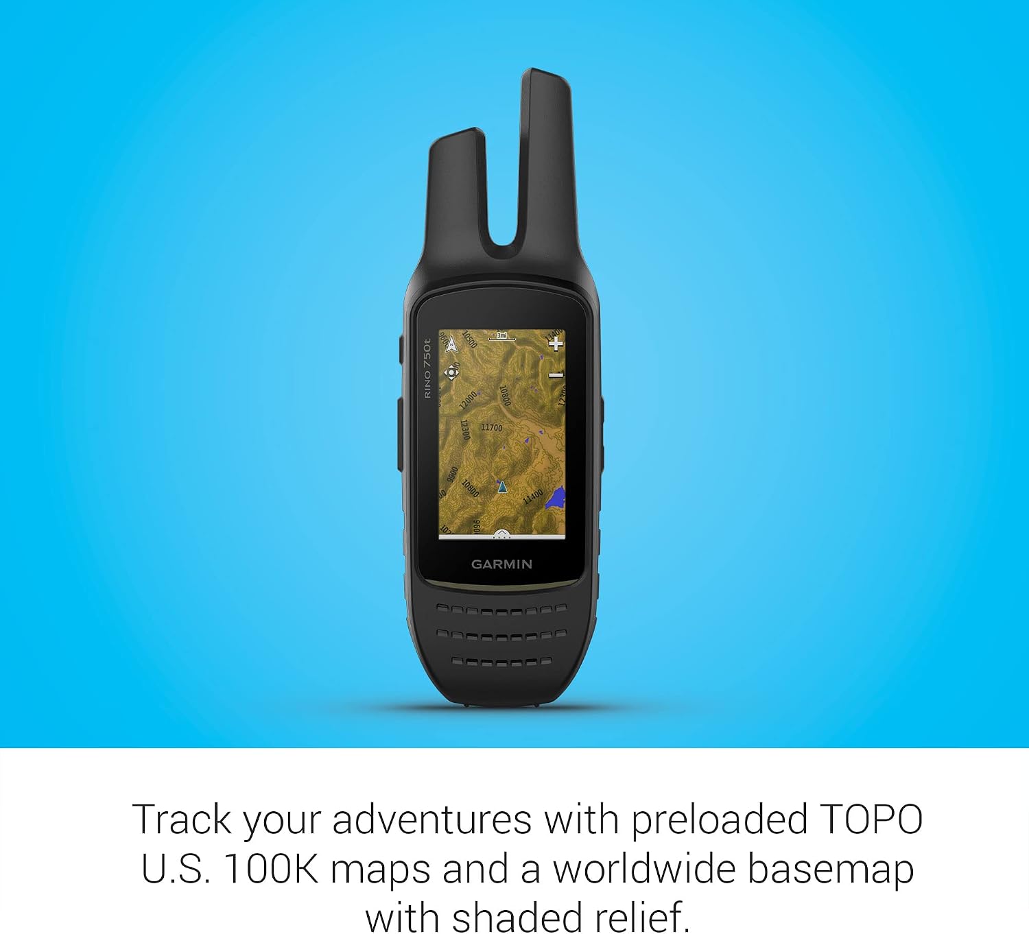 Garmin Rino 750t Two-Way Radio with Topo Mapping