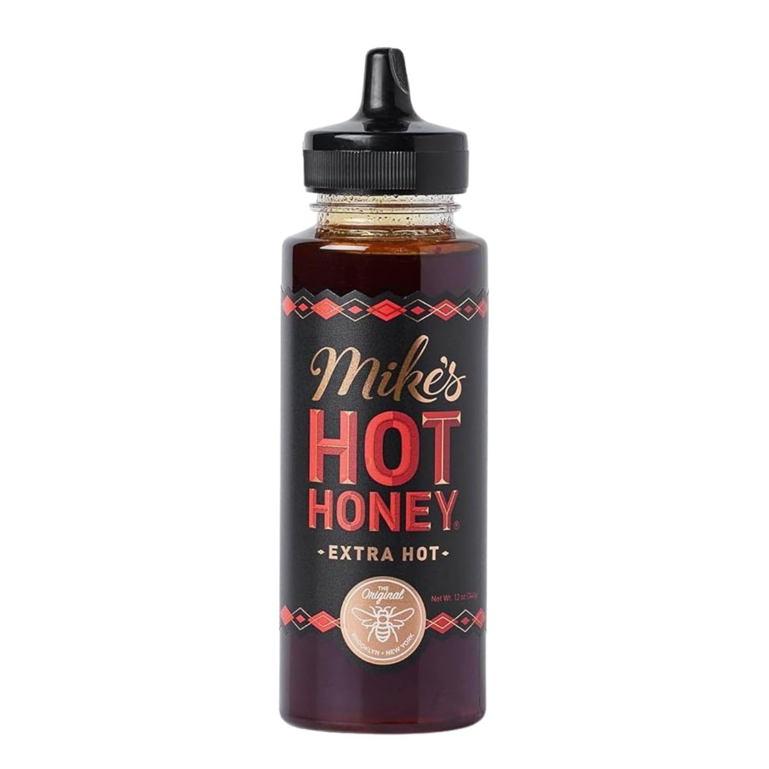 Mike's Hot Honey, Extra Hot, America's #1 Brand of Hot Honey, Spicy Honey Infused with Chili Peppers, Sweet Heat, Perfect for Hot Sauce Lovers (10oz Bottle, 1 Pack)