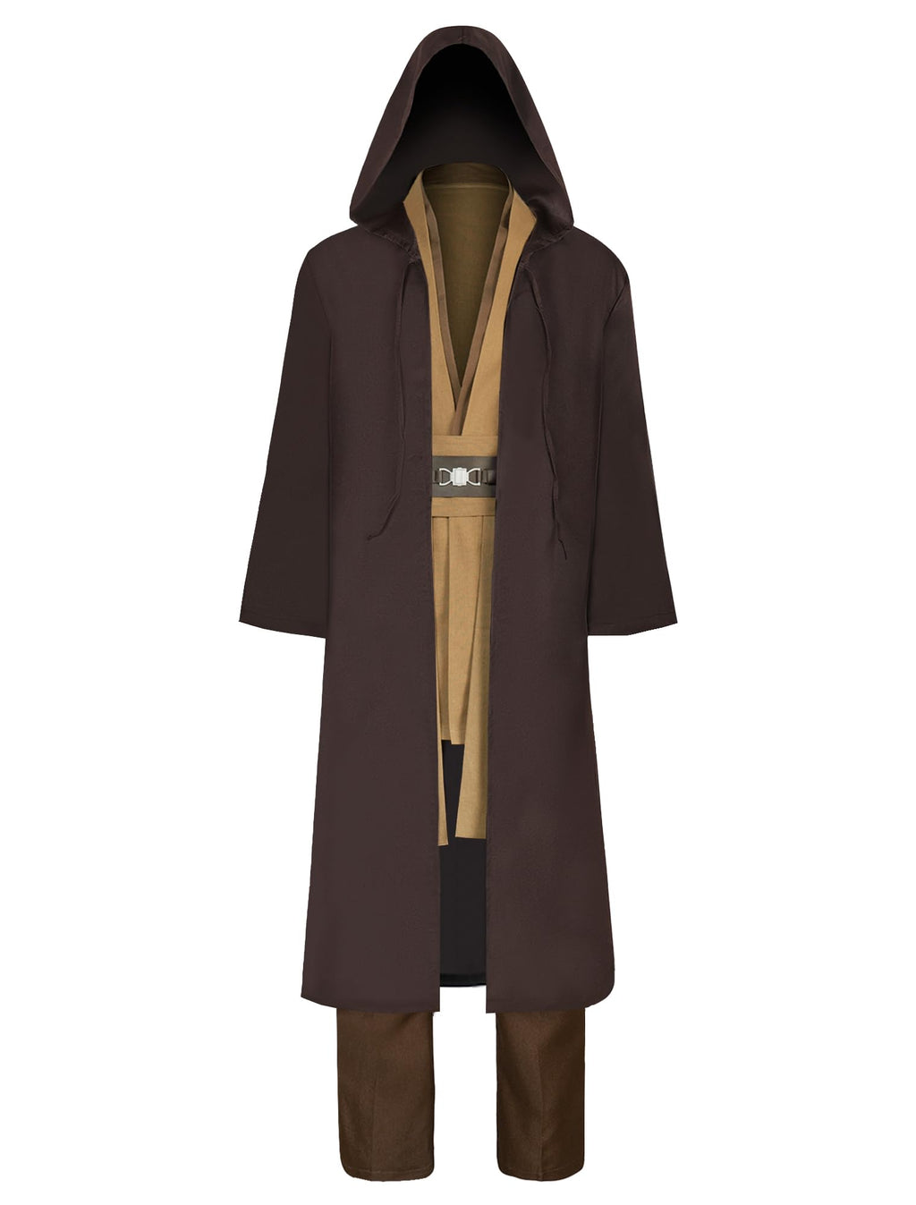 Knight Costume Adult Men's Tunic Hooded Robe Outfits Halloween Cosplay Uniform