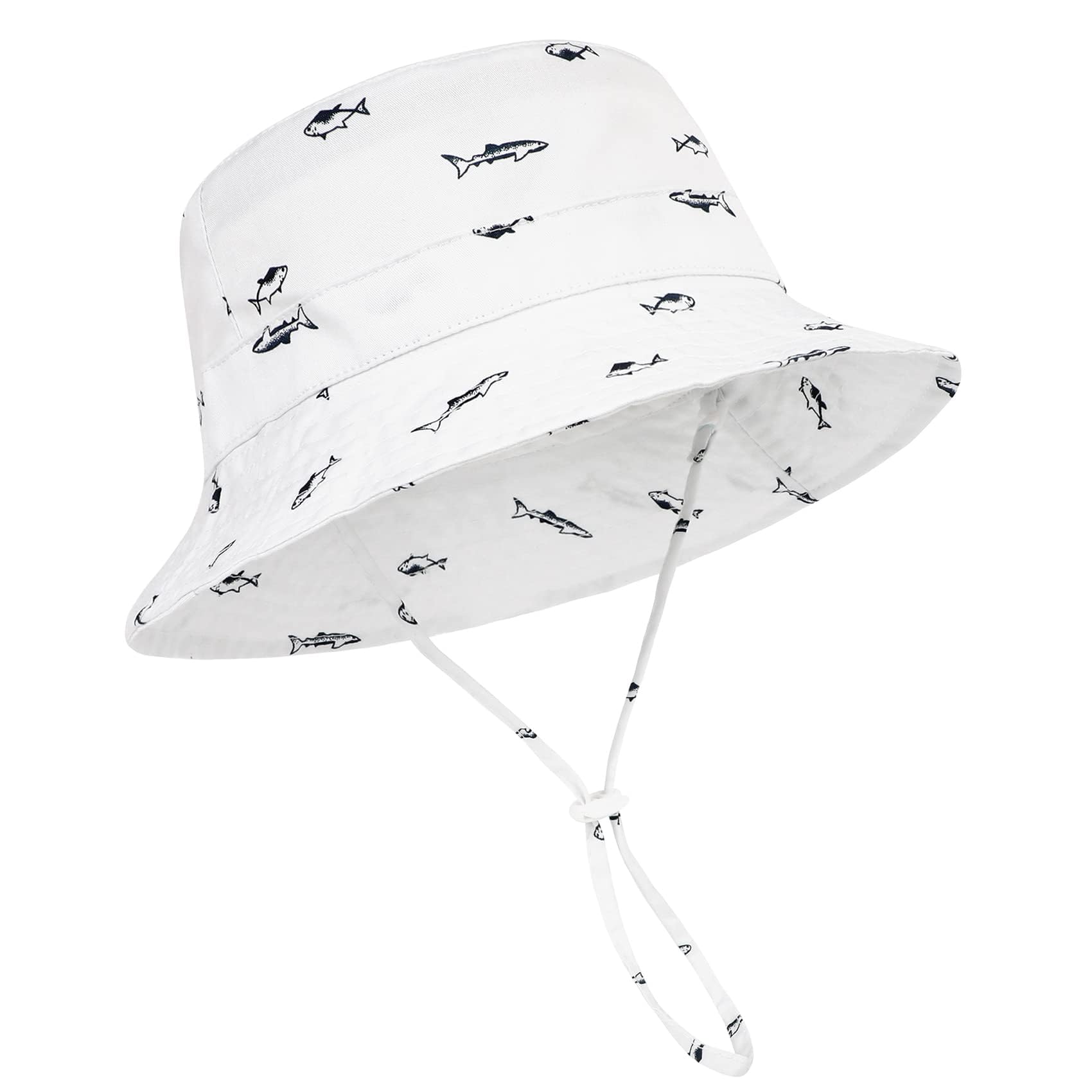 Durio UPF 50+ Beach Baby Sun Hat Sun Protection Cute Wide Brim Summer Baby Boy Bucket Hats Toddler Sun Hats for Girl