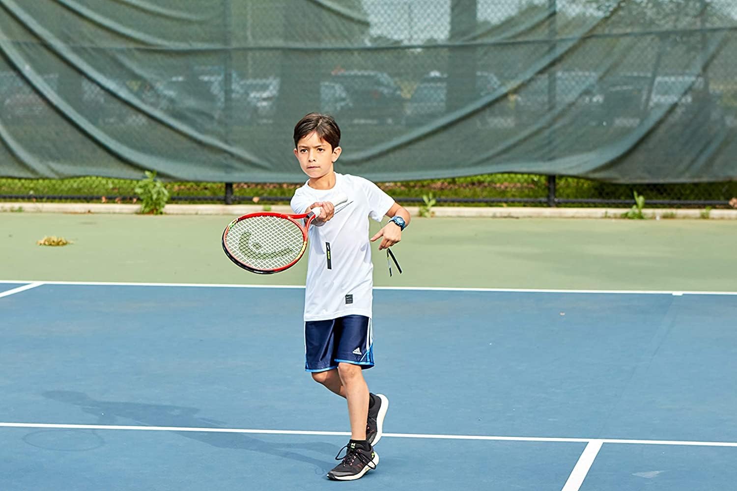 HEAD Speed 21 Junior Pre-Strung Tennis Racquet, Lightweight Youth Tennis Racket for Kids & Beginners, Durable Aluminum Frame, Age 4-6, 21 inch, Red