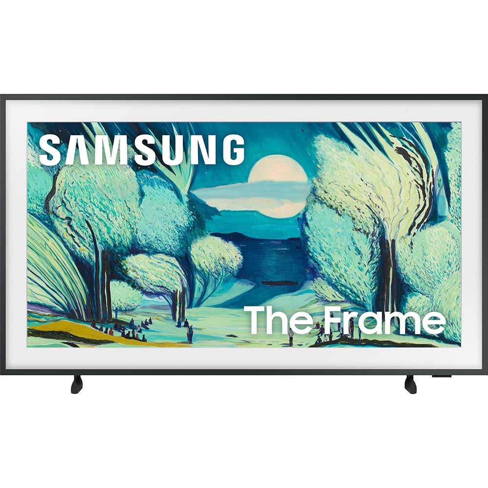 Samsung QN50LS03FA 50" The Frame QLED 4K AI TV (2025) Bundle with Modern Brown Bezel, CPS 26 Month Protection, Slim Flat Mount, 2X HDMI Cables & Deco Gear Complete Home Theater Beginner's Guidebook