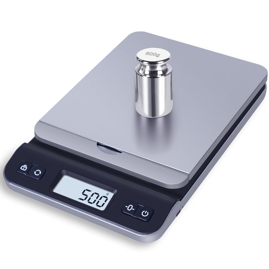 QP Calibration Weights, 50 Gram Scale Weights, OIML Class M1 High Precision Stainless Steel Scale Balance Weights with Chrome Finish, Calibration Weights for Digital Scale, Kitchen Scale, Pocket Scale