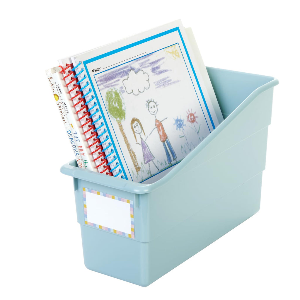 Really Good Stuff Durable Book & Binder Holders - 6 Pack - Black