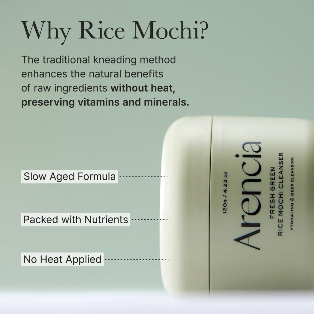 Arencia Calendula Rice Mochi Fresh Cleanser - Moisturizing & Deep-Cleansing (1.76oz)